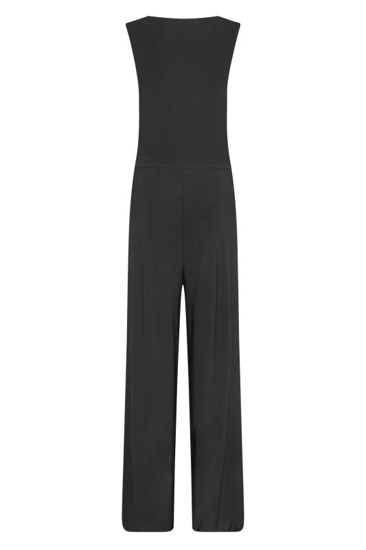 LTS Tall Black Cowl Neck Jumpsuit 7