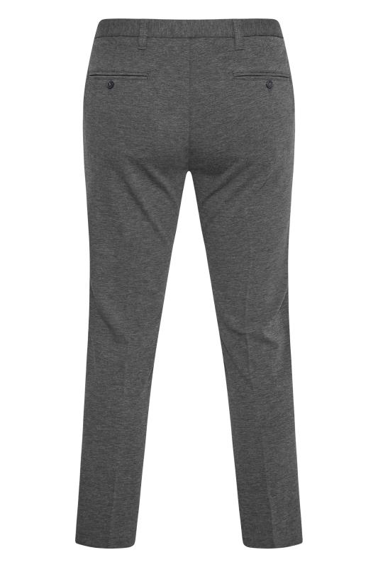 BadRhino Big & Tall Charcoal Grey Stretch Trousers 3