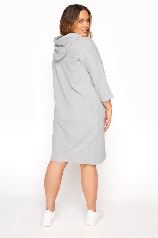 Curve Grey Marl Longline Sweatshirt Dress_C.jpg