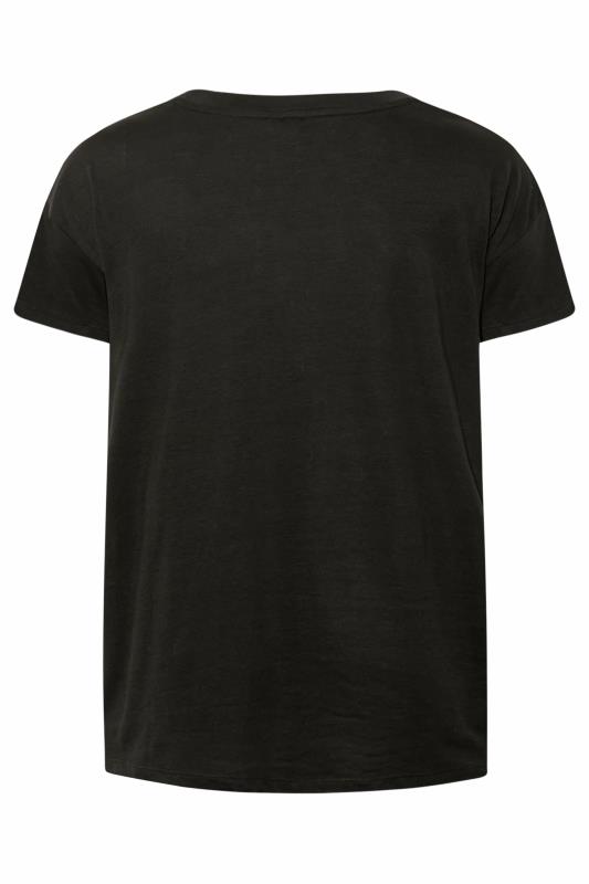 Plus Size Black Arizona Eagle Print T-Shirt | Yours Clothing 7