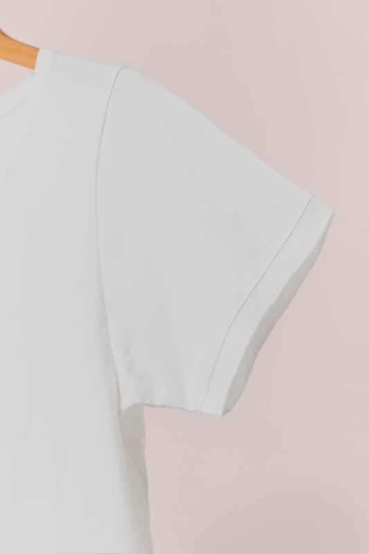 EVANS Plus Size White Essential T-Shirt | Evans 7
