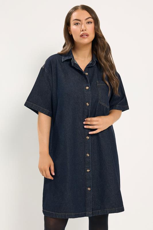 boden dress Women's Mae Linen Blend Shirt in Blue A Line V Neck collection: sale - added 09/17/25 100% Viscose. Size:E (12-14)