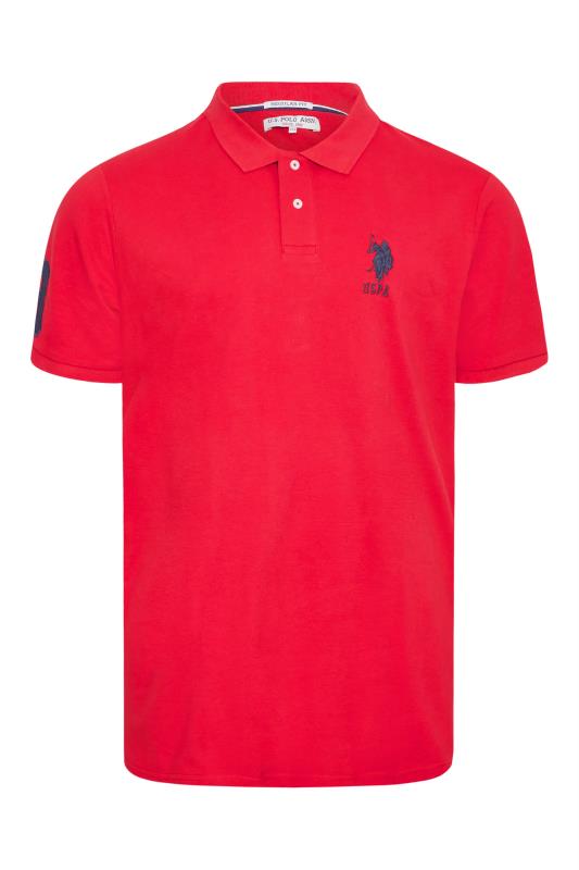 U.S. POLO ASSN. Big & Tall Red Player 3 Polo Shirt_F.jpg