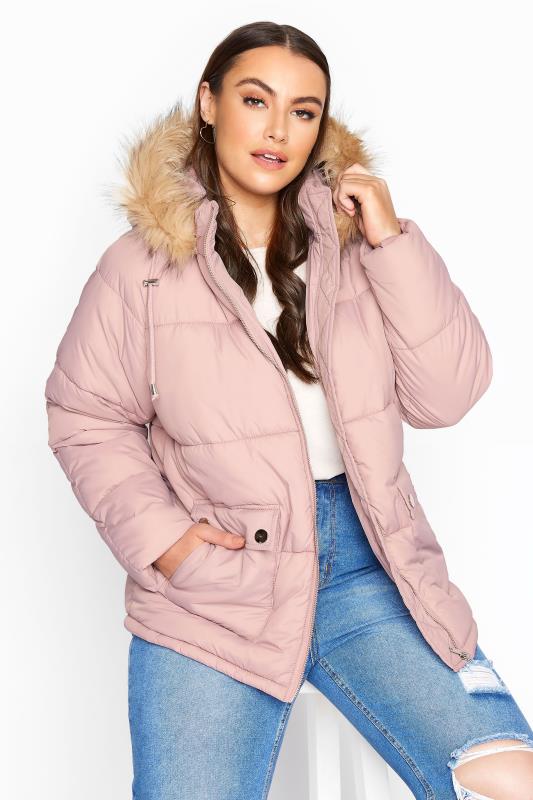 Pink Cropped Padded Puffer Coat_A.jpg