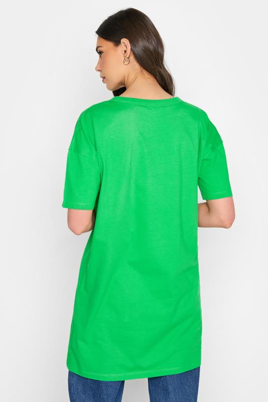 LTS Tall Apple Green Oversized Tunic T-Shirt_C.jpg
