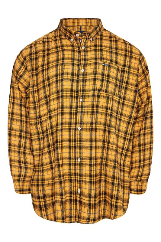 BadRhino Yellow & Black Brushed Check Shirt_F.jpg