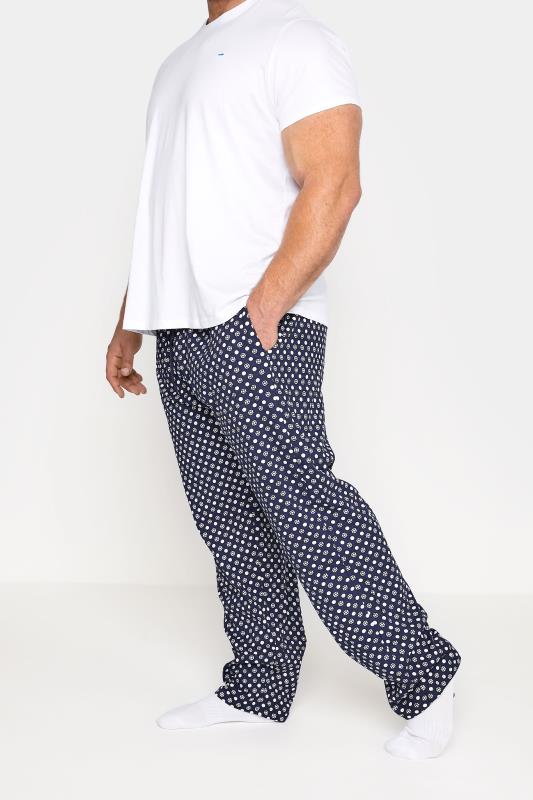KAM Navy 2 Pack Lounge Trousers_A.jpg