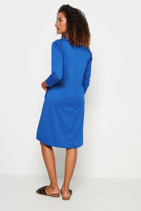 M&Co Cobalt Blue Ponte Swing Dress | M&Co 4