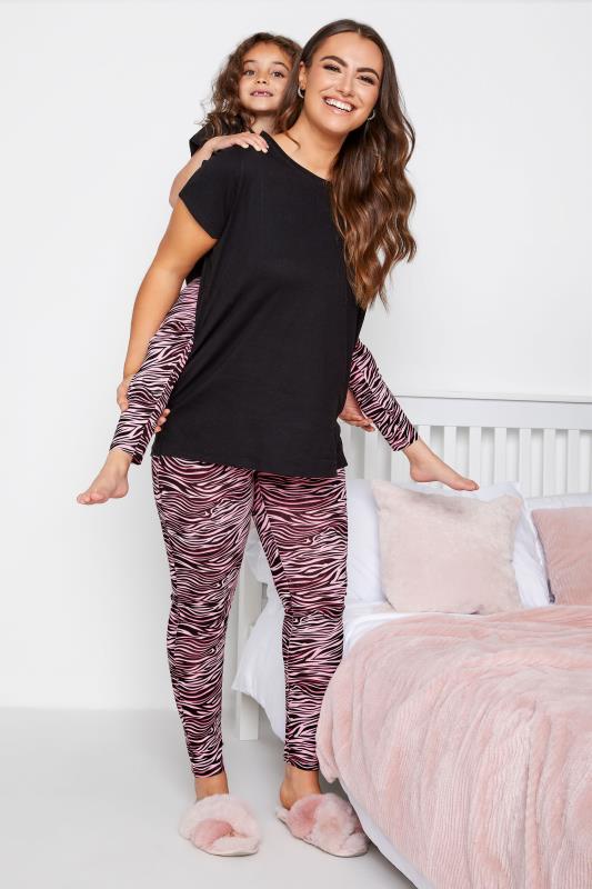 Black & Pink Zebra Print Pyjama Set_E.jpg