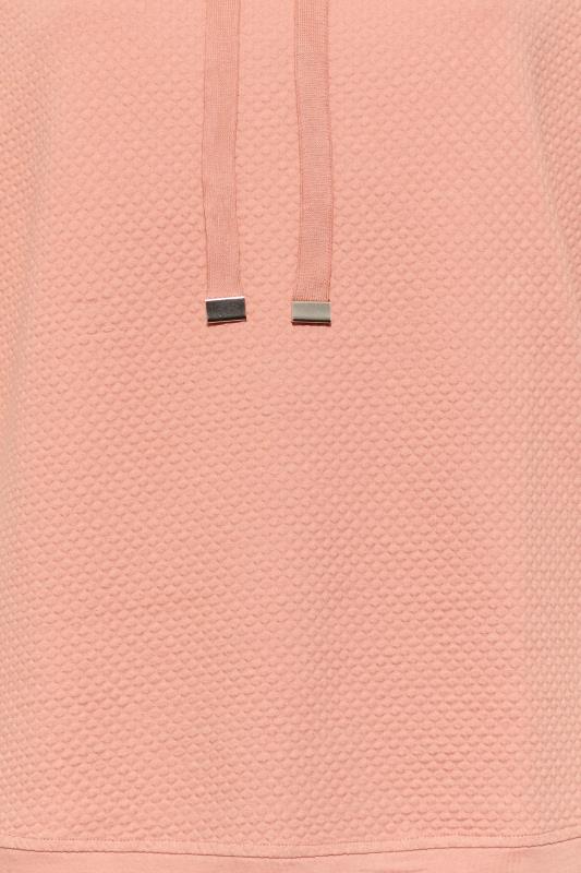 Plus Size Pink Stud Sleeve Sweatshirt | Yours Clothing 5
