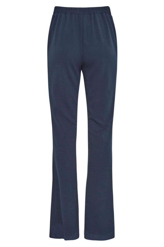 Tall Women's LTS Navy Blue Scuba Kick Flare Trousers | Long Tall Sally 5