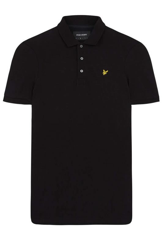 LYLE & SCOTT Black Logo Polo Shirt | BadRhino 2