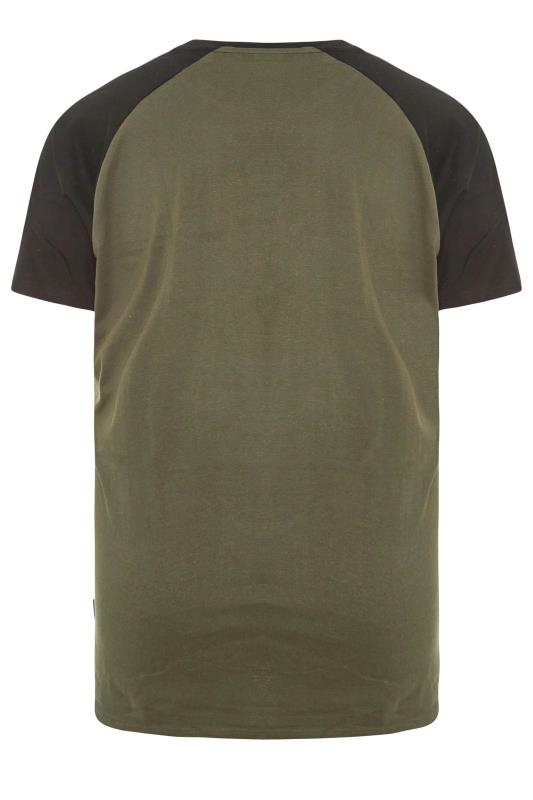 BadRhino Big & Tall Khaki Green 'Special Operation'' Raglan T-Shirt 3