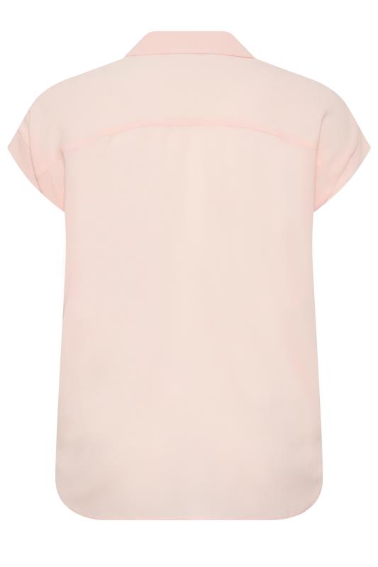 YOURS Plus Size Pink Short Sleeve Shirt | Yours Clothing 7
