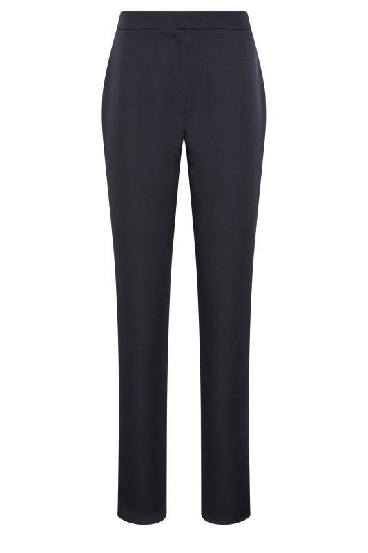 LTS Tall Women's Navy Blue Scuba Crepe Slim Leg Trousers | Long Tall Sally 4