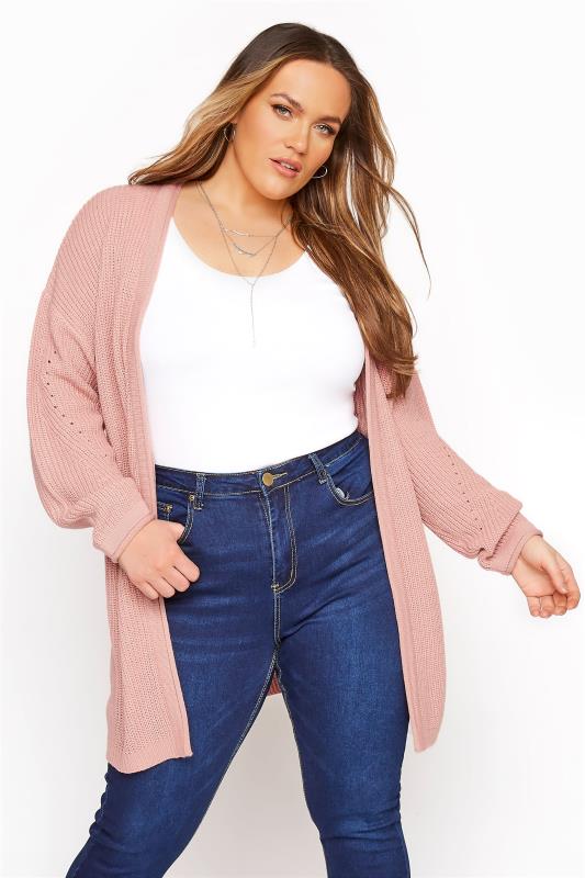 Yours Clothing Womens Plus Size Knitted Cardigan