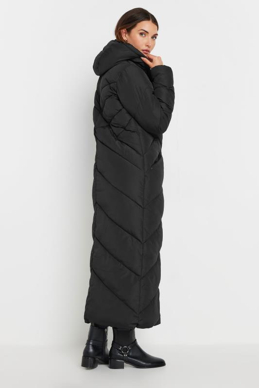 LTS Tall Women's Black Padded Longline Coat | Long Tall Sally 3