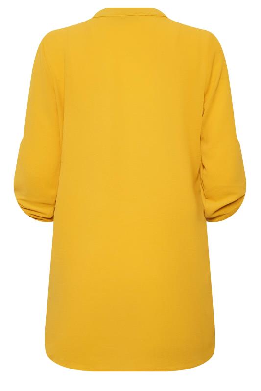 M&Co Yellow Long Sleeve Button Blouse | M&Co 7