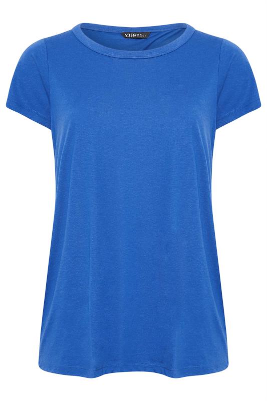 YOURS 3 PACK Plus Size Blue & Pink T-Shirts | Yours Clothing 11