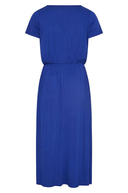 YOURS LONDON Plus Size Cobalt Blue Pocket Dress | Yours Clothing 8