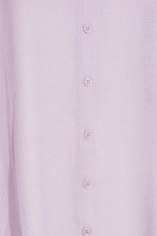 LIMITED COLLECTION Plus Size Lilac Purple Frill Blouse | Yours Clothing 5