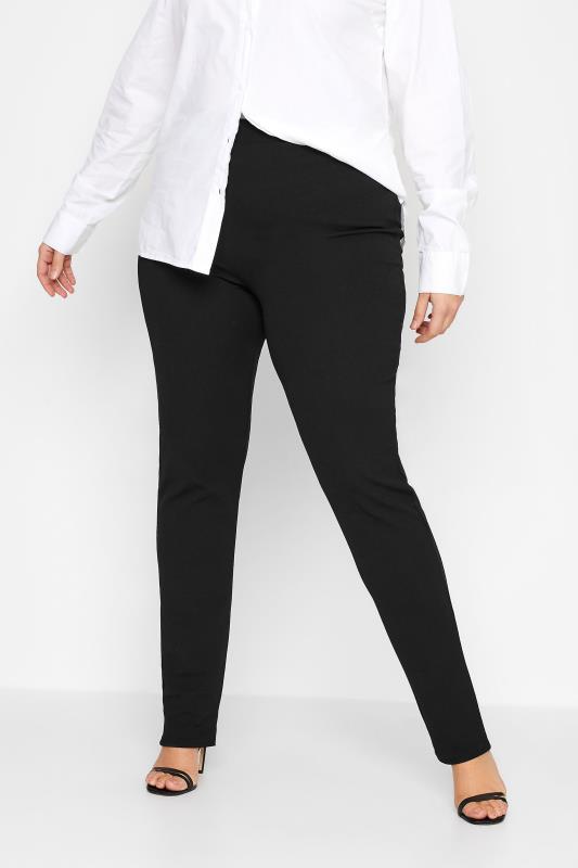 LTS Tall Women's Black Slim Leg Trousers | Long Tall Sally 1