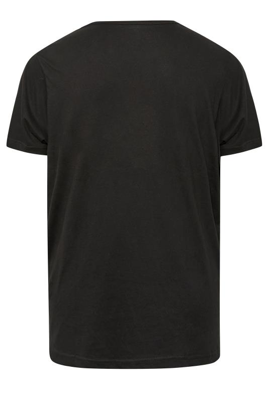 LYLE & SCOTT 3 Pack Plain Black Lounge T-Shirts | BadRhino 4