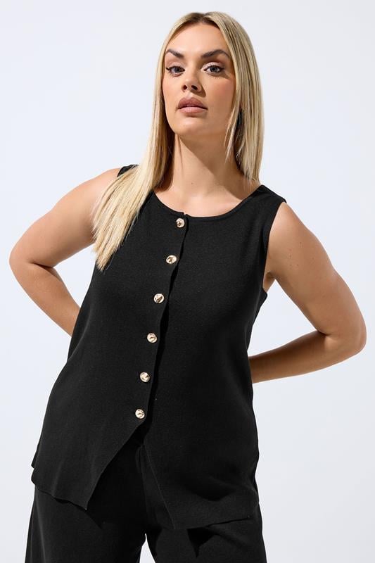  LIMITED COLLECTION Chaleco de punto negro