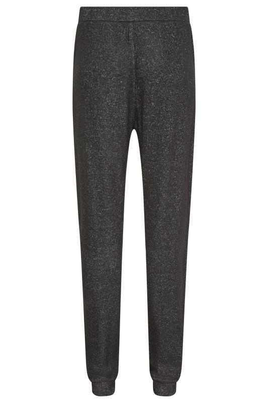 LTS Tall Charcoal Grey Soft Touch Lounge Joggers 4
