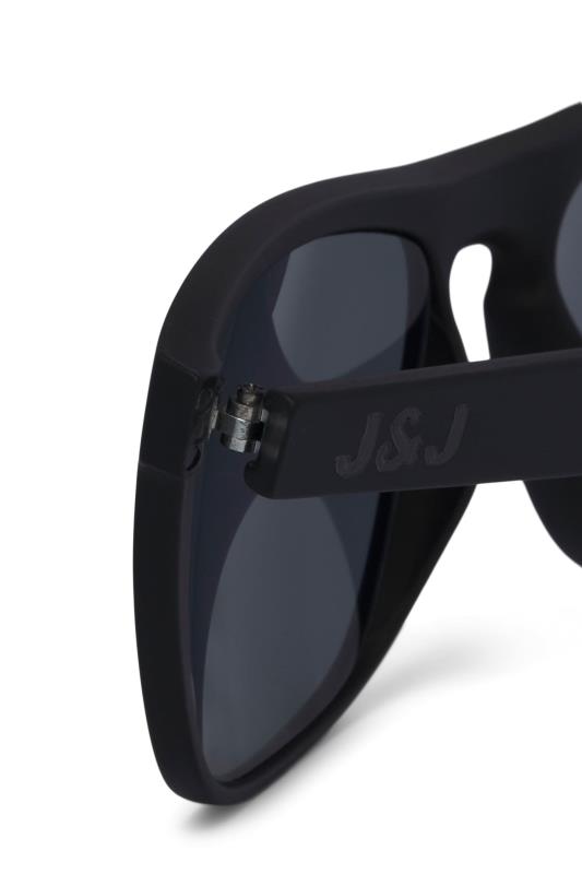 JACK & JONES Black Wrap Around Sunglasses | BadRhino 5