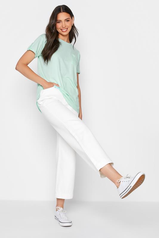 Tall Women's LTS Mint Green Pocket T-Shirt | Long Tall Sally 2