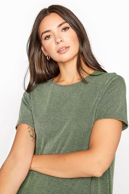 LTS Green Two Tone Swing Lounge Top | Long Tall Sally 4