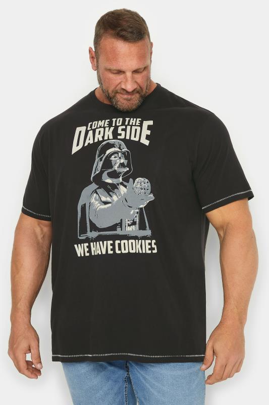  D555 Big & Tall Black Star Wars 'We Have Cookies' Slogan T-Shirt