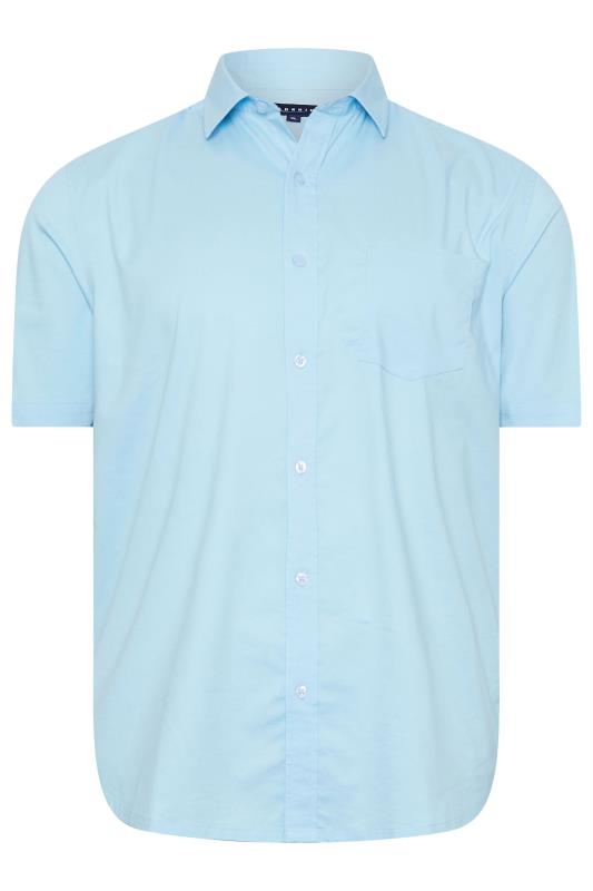 BadRhino Big & Tall Light Blue Short Sleeve Shirt 3