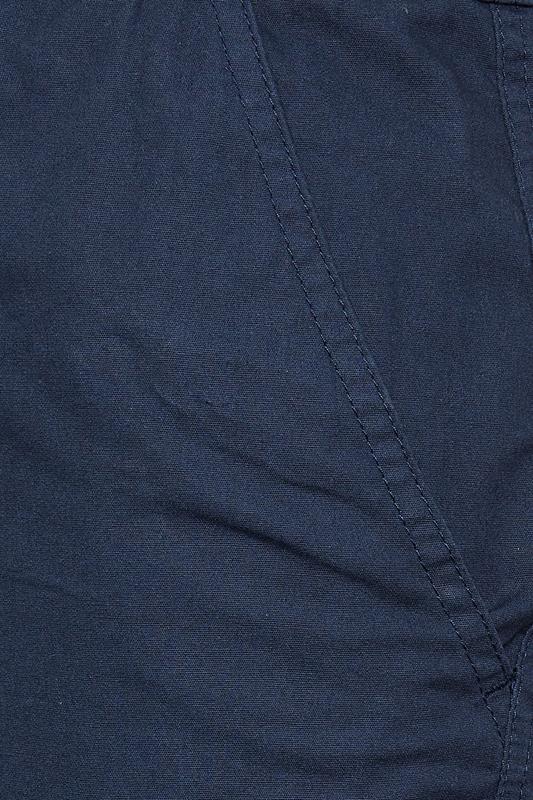 BadRhino Big & Tall Navy Blue Lightweight Waist Cargo Shorts | BadRhino 8