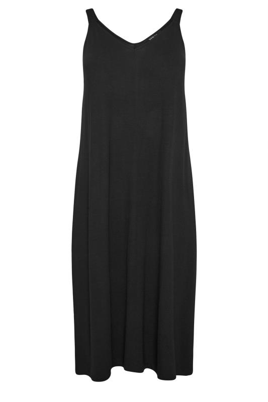 YOURS Plus Size Black Beach Dress | Yours Clothing 5
