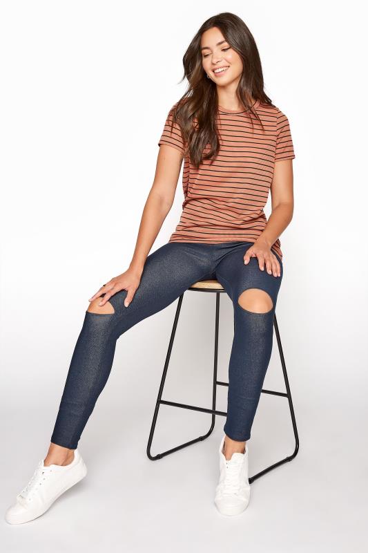 LTS Navy Ripped Knee Jersey Jeggings_A.jpg