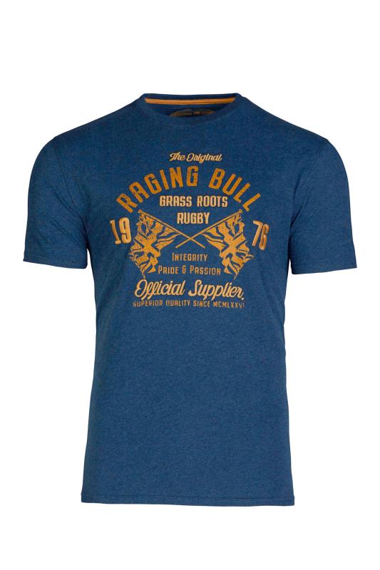 RAGING BULL Big & Tall Navy Blue Grass Roots T-Shirt 2