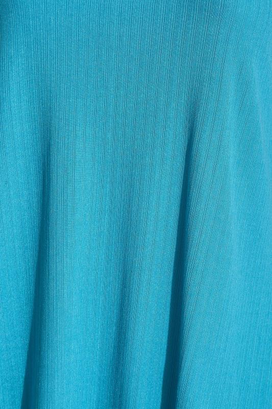 Curve Bright Blue Ribbed Cami Vest Top_Z.jpg