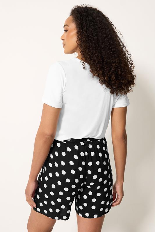 M&Co Black & White Polka Dot Shorts | M&Co 2