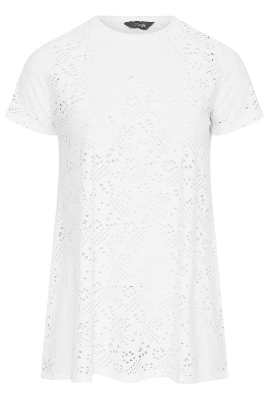 Curve White Broderie Anglaise Swing Top 6