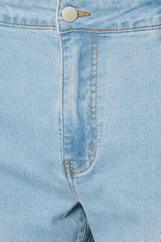 BadRhino Big & Tall Light Blue Wash Carpenter Shorts | BadRhino 7