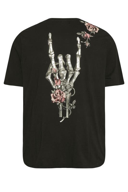 RELIGION Big & Tall Black Metal Salute T-Shirt 5