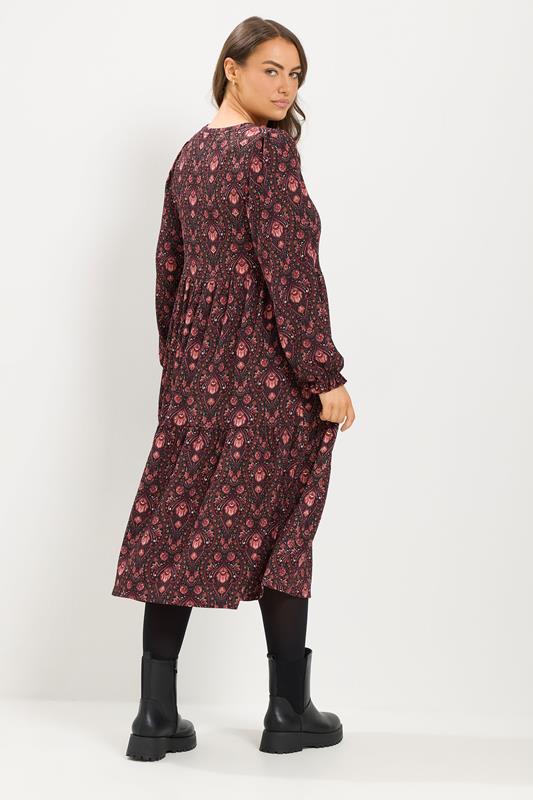 plus size burgundy midi dress Yours Women's Red Paisley Textured Size 26-28 Color:Red Gingham style sundress offers a backlot Tell Me All Your