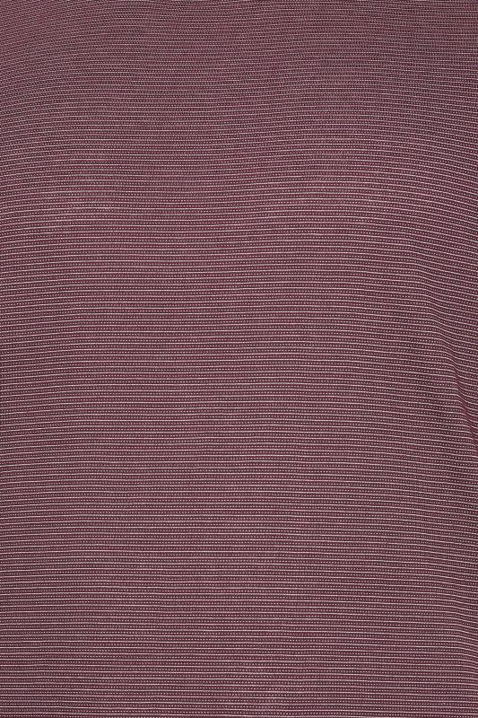 BadRhino Big & Tall Burgundy Red Stripe T-Shirt | BadRhino 4