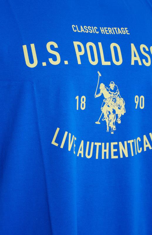 U.S. POLO ASSN. Big & Tall Blue Classic Heritage T-Shirt 2