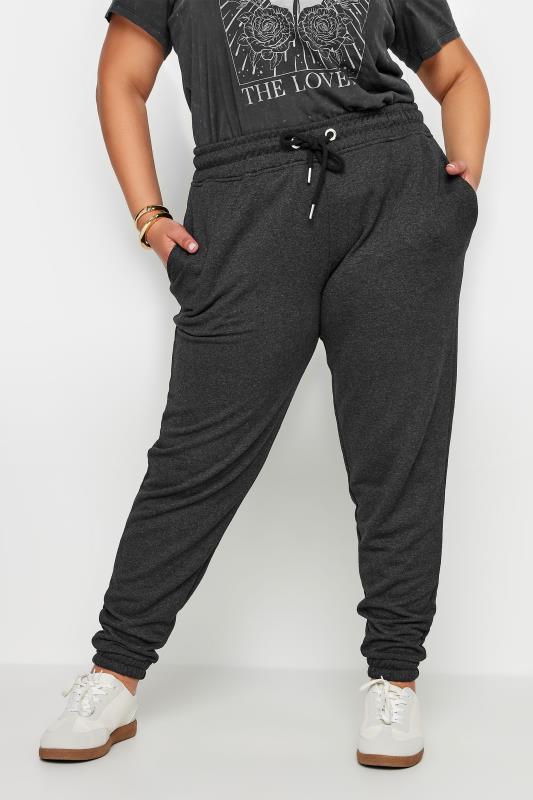 Plus Size Sweatpants For Women - High Waisted, Elastic, Baggy Oversized Joggers (S-XXL, Straight/Wide Leg)