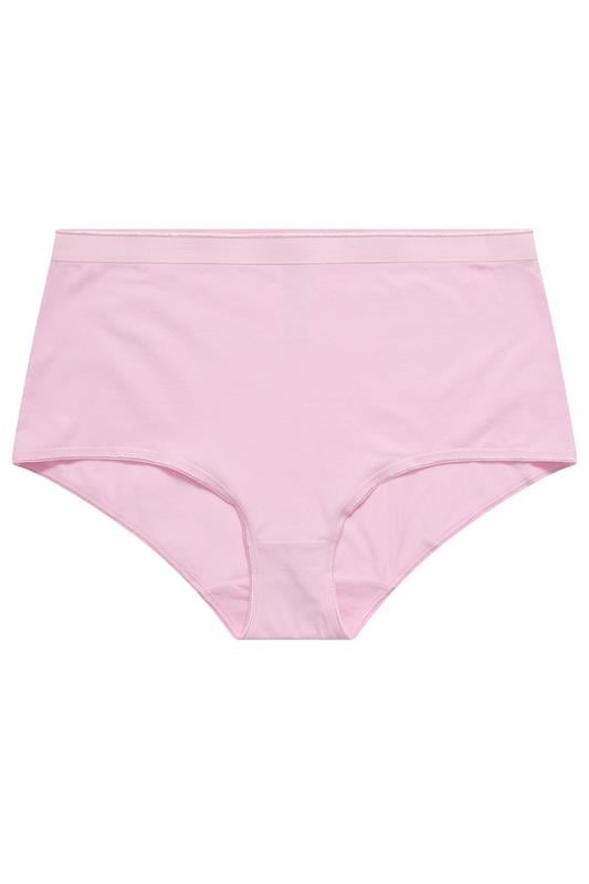YOURSET 5 PACK Plus Size Pink Heart Print Full Briefs | Yours Clothing 7
