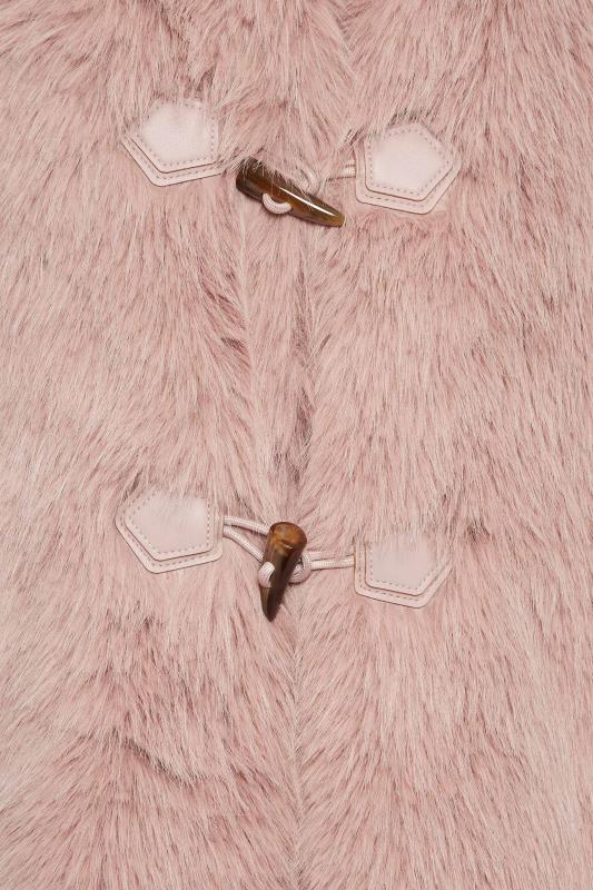 YOURS Plus Size Pink Faux Fur Gilet | Yours Clothing 6