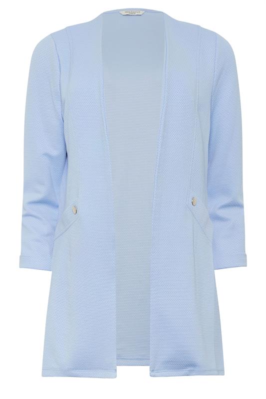 M&Co Blue Textured Jersey Jacket | M&Co 5